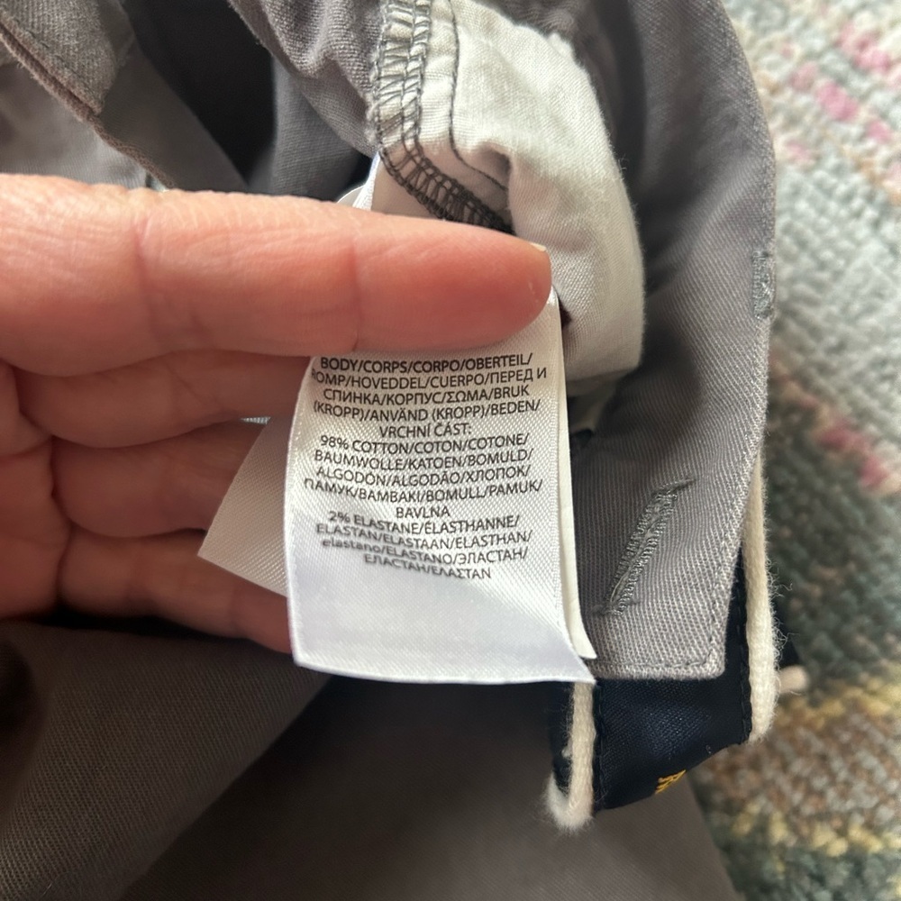 Ralph Lauren toddler Dark Gray Elastic Waist Chinos with belt 24 months - Picture 4 of 6